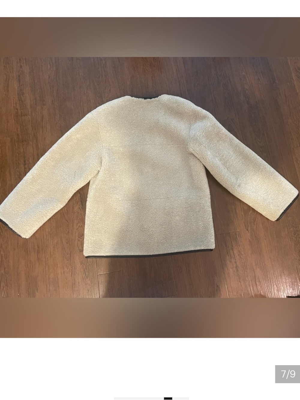 NWOT Mango Sherpa Toggle Jacket - Picture 6 of 7